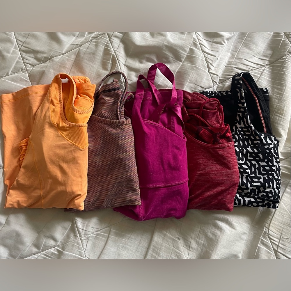 5 Lululemon workout tops